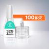 ONE-CARE Pen Tips 32G x 4mm, Twist-On, Thin-Wall Design, 100/bx,ref.3012-03 view 3