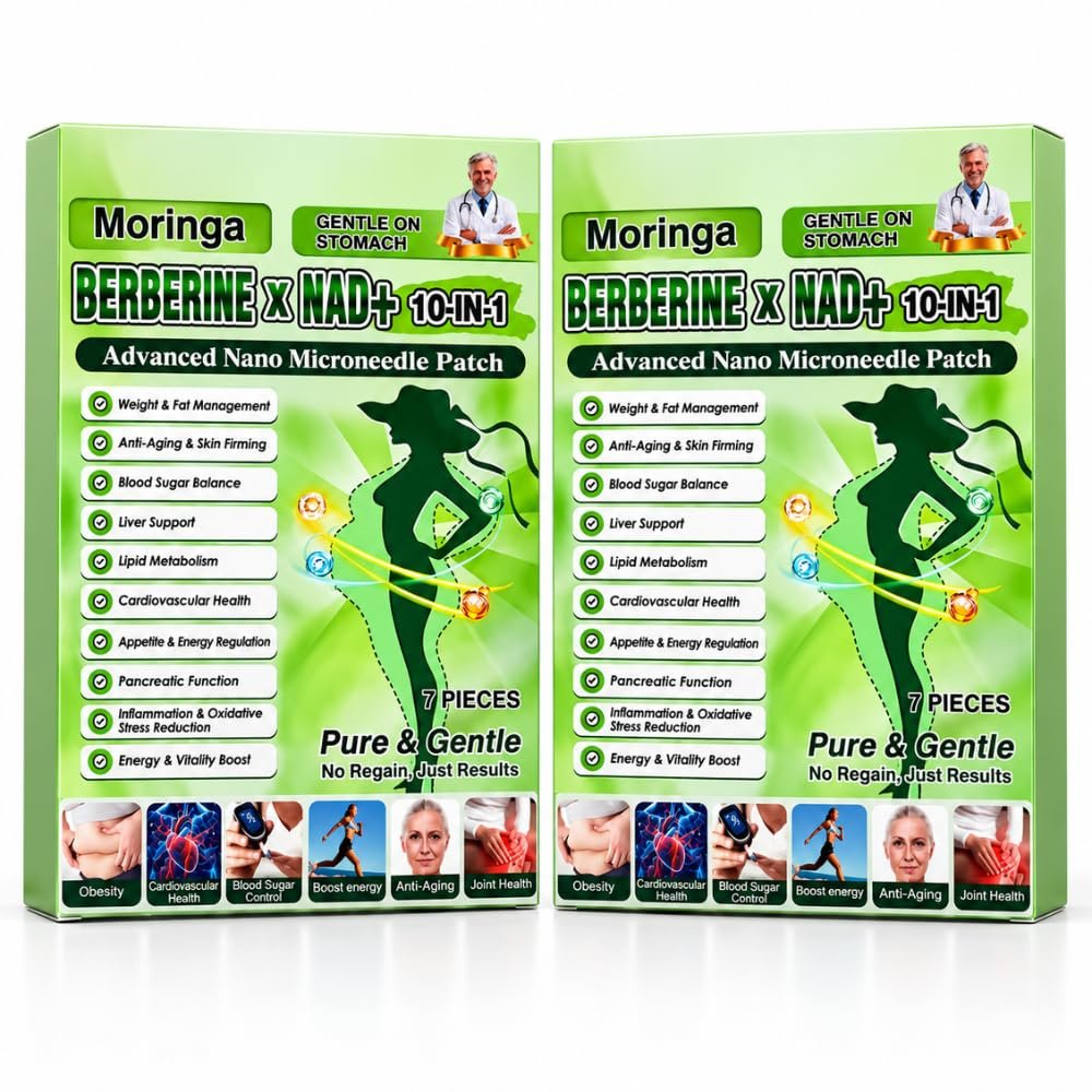 Moringa Microdarts Body Patch, Nano Delivery, 7 Patches (2 Boxes 14 Patches)