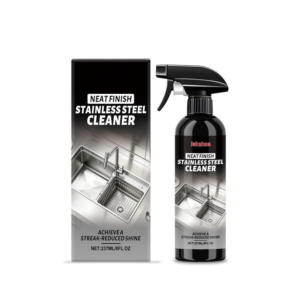 Stainless steel cleaner, daily kitchen appliances, dishwashing sinks, oil stains, scale cleaning and renovation spray