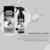Stainless steel cleaner, daily kitchen appliances, dishwashing sinks, oil stains, scale cleaning and renovation spray view 3