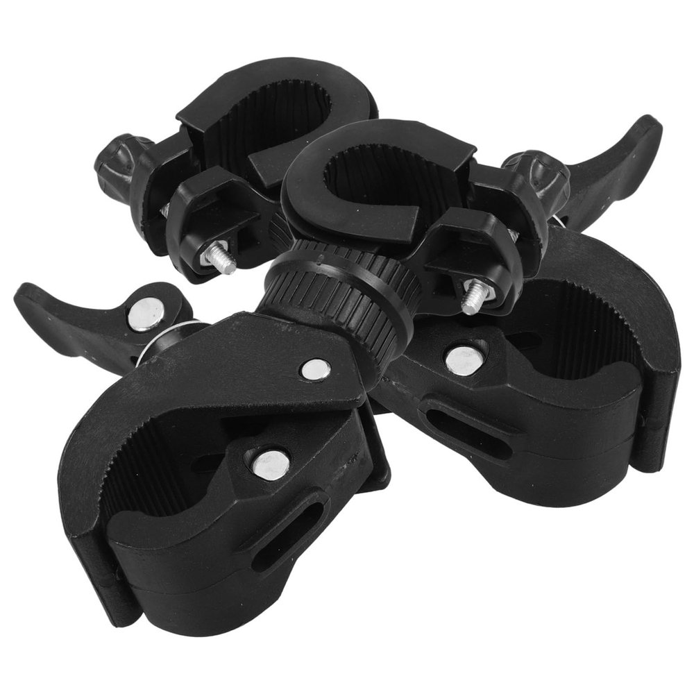 WOFASHPURET 2pcs Lightweight Cane Holder with Cane Clip and Walking Stick Rack for Wheelchair and Electric Scooter Accessories Sturdy Plastic and Metal Crutch Storage Bracket for Elderly