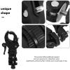 WOFASHPURET 2pcs Lightweight Cane Holder with Cane Clip and Walking Stick Rack for Wheelchair and Electric Scooter Accessories Sturdy Plastic and Metal Crutch Storage Bracket for Elderly view 3