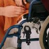 WOFASHPURET 2pcs Lightweight Cane Holder with Cane Clip and Walking Stick Rack for Wheelchair and Electric Scooter Accessories Sturdy Plastic and Metal Crutch Storage Bracket for Elderly view 4