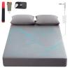 Grounding Sheets King, 90% Organic Cotton+ 10% Pure Silver Fiber,Grounded Bed Sheet Kit, Deep Pocket Grounded Bed Sheet, Relieves Pain - Used for Healthy Sleep Therapy (Gray, King) view 1