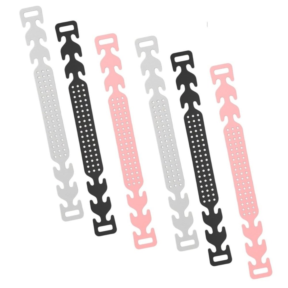 FESTFENDS 6pcs Adjustable Mask Extender Strap Plastic Ear Band Buckles for Men and Women Ear Pressure Comfortable Mask Accessory