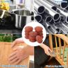 Beavorty 12pcs Stainless Steel Pot Scrubber for Kitchen Use, Efficient and Labor-Saving Dish Scrubber with Sturdy Shape and Tight Winding, for Stove Tops and Oven Cleaning view 3
