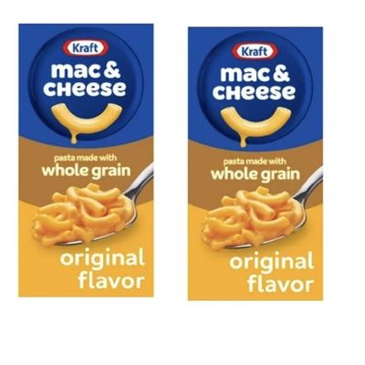 Kraft Mac & Cheese Variety Set - Mix & Match - Pick Your Favorites - 2 boxes (Whole Grain 6oz)