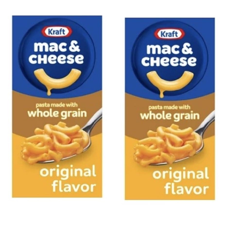 Kraft Mac & Cheese Variety Set - Mix & Match - Pick Your Favorites - 2 boxes (Whole Grain 6oz)