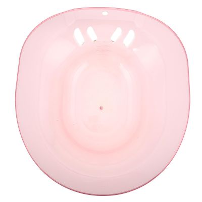 Hoement Postpartum Basin Sitz Bath for Toilet Use, Easy to Clean Plastic Tub Comfortable Ergonomic Design, Multifunctional Soak Bath for Women in Hospitals and Nursing Homes