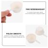 Garneck Disposable with Pan Shape 50pcs Degradable Fruit Cups Paper Safe to Use White Storage Cups with Beautiful Appearance for Serving Appetizers and Salads view 3