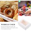 Beatifufu 50pcs White Kraft Paper Soap Wrapping Paper Boxes with Window for Homemade Soap Packaging, No Odor and Healthy Material, for Hotel and Birthday Party Gift Presentation view 3