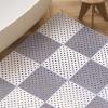 KJHBV 4pcs Non Slip Shower Mat for Bathrooms and Pool Decks, TPE Material with Quick Dry and Versatile Use, Bath Floor Tile Safety Mat for Elderly Assistance and Tub Protection view 1