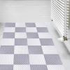 KJHBV 4pcs Non Slip Shower Mat for Bathrooms and Pool Decks, TPE Material with Quick Dry and Versatile Use, Bath Floor Tile Safety Mat for Elderly Assistance and Tub Protection view 4