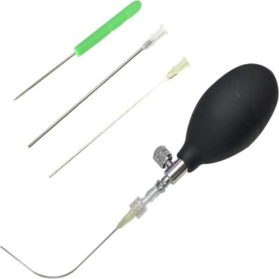 Aymzbd Egg Decorating Pump Blower Hollowing Tool Set with Comfortable Rubber Hand Pump for Clean Eggshell Crafting DIY Painting Suitable for Classroom Projects Easter Activities Home Display
