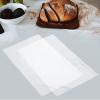 ZUNOXAZ 100pcs Plastic Bread Bags for Homemade Bread and Cookies with Tie Closure, Sturdy Food Storage Pouches for Fresh Pastries in Bakeries and Parties view 4