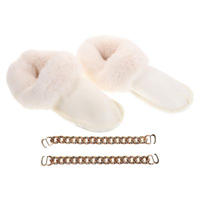 BESPORTBLE Detachable Plush Hole Shoe Liner Insole Insert for Winter Warmth, Soft Cotton Material Easy Slip-on Design, for Camping and Hiking, Protects Shoes from Dirt and Wear