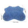 HEANUJJ Shower Foot Scrubber Mat with Suction Cups, Silicone Foot Massage Bath Mat Featuring Comfortable Material and Multi-Function Design for Bathroom and Shower Use view 2