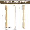 Back Scratcher, Wooden Bamboo, Long Handle, for Adults Men and Women, 3 Pack view 2