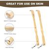 Back Scratcher, Wooden Bamboo, Long Handle, for Adults Men and Women, 3 Pack view 4
