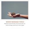 Totority Wooden Baoding Balls with Natural Wood Texture 2pcs for Hand Strengthening and Relaxation, Dual Sided Design for Meditation and Hand Exercise for Meditation and Exercise view 3