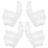 MAGICLULU 2 Pairs Adjustable Detachable Shoe Straps for High Heels Elastic White Lace Shoe Laces for Women Easy to Use High-heeled for DIY view 1