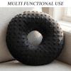 Toyvian 2pcs Memory Foam Ear Piercing Pillows for Side Sleepers, O-Shaped Soft Support Pillows with Hole to Prevent Movement and Aid Piercing, Portable and Reusable for Home Use view 3