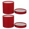 Gatuida 2pcs round Cardboard Flower Boxes with Lids for Valentine's Day and Daily Gifting Paperboard Cylinder Bouquet Boxes with Elegant Design and Versatile Usage for Party Favors view 1