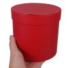 Gatuida 2pcs round Cardboard Flower Boxes with Lids for Valentine's Day and Daily Gifting Paperboard Cylinder Bouquet Boxes with Elegant Design and Versatile Usage for Party Favors view 4