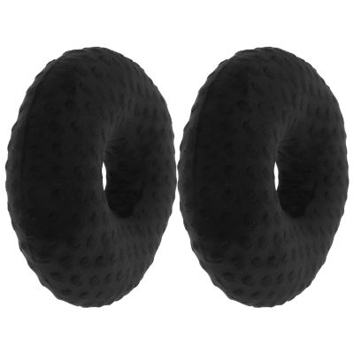 NUSITOU 2pcs Ear Piercing Protector Pillows for Side Sleeping, Memory Foam O-Shaped Support Pillows to Enhance Stability and Prevent Deformation for Pierced Ears at Home
