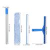 PACKOVE Window Squeegee Cleaner Tool with 10ft Telescopic Extension Pole and Detachable Absorbent Brush Head, Stainless Steel Abs Microfiber for Car and Exterior Window Cleaning view 2