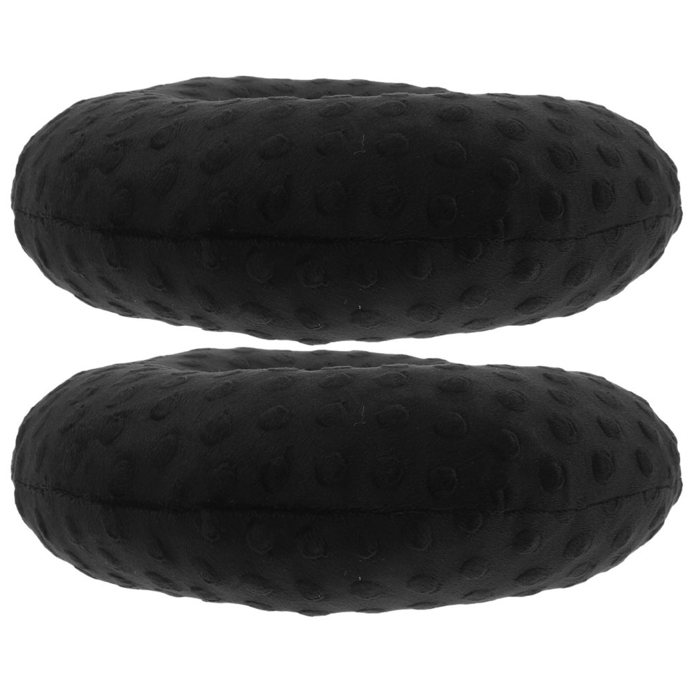 YARNOW 2pcs Ear Piercing Sleep Pillows for Side Sleeping Memory Foam O-Shaped Support Cushion for Pierced Ears and Prevents Deformation for Travel and Home Use