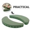 PRETYZOOM Floral Foam Blocks Green Foam Stand Crescent-Shaped 2 Pairs with Suction Cup Tray with Elegant Matte Finish for Fresh Flower and Artificial Bouquet Arrangements for Wedding Car view 3