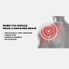 EVS SB04 Shoulder Brace Men, Compression Fit w/Impact Protection, BK, XL view 2
