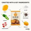 Zestify Bee on Fire - Hot Honey Habanero Seasoning Mix Packets | Gourmet Spice Blend for Grilling BBQ Meats, Roasted Vegetables, Popcorn (4-0.9 oz pouches) view 3