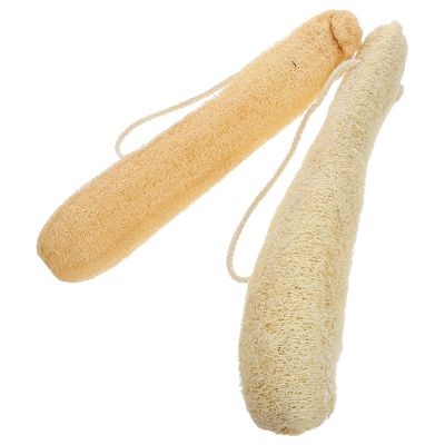 GLSTOY 2pcs Loofah Dish Scrubber Sponges for Kitchen Cleaning, Soft and Rich Foaming Pads, Oil-Resistant Dish Towels for Washing Tableware and Cookware in Household Cleaning