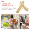 GLSTOY 2pcs Loofah Dish Scrubber Sponges for Kitchen Cleaning, Soft and Rich Foaming Pads, Oil-Resistant Dish Towels for Washing Tableware and Cookware in Household Cleaning view 3
