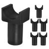 SAFIGLE Plastic Wheelchair Seat Rail Fasteners Easy Installation in 6pcs for U-Shaped Chair Rail Structures Reliable Seat Support Black Mobility Chair Parts Care Facilities view 1