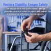 SAFIGLE Plastic Wheelchair Seat Rail Fasteners Easy Installation in 6pcs for U-Shaped Chair Rail Structures Reliable Seat Support Black Mobility Chair Parts Care Facilities view 3