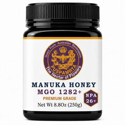 Puspamrta Australian Manuka Honey MGO 1282+ NPA 26+ 8.8oz 250g