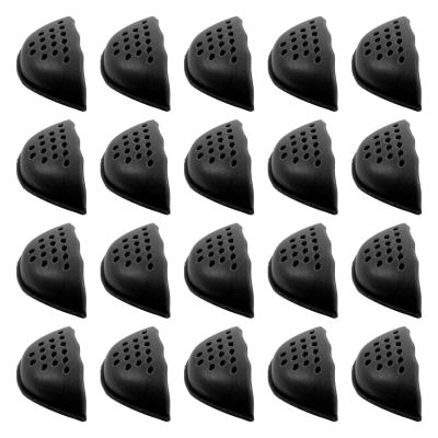 Homoyoyo 5 Pairs Reusable Pu Foam Shoe Filler Inserts Toe Cushions for High Heels and Dress Shoes Adjustable Half Size for Men and Women Reducing Friction and Enhancing Comfort Black