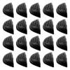 Homoyoyo 5 Pairs Reusable Pu Foam Shoe Filler Inserts Toe Cushions for High Heels and Dress Shoes Adjustable Half Size for Men and Women Reducing Friction and Enhancing Comfort Black view 1