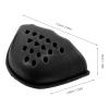 Homoyoyo 5 Pairs Reusable Pu Foam Shoe Filler Inserts Toe Cushions for High Heels and Dress Shoes Adjustable Half Size for Men and Women Reducing Friction and Enhancing Comfort Black view 2