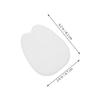 ZUNOXAZ 10 Pairs Felt Shoe Tongue Pads Cushion Inserts for Women Antifriction Protection and Self-Adhesive Backing, Thin Design Curved Forefoot Pads for Sports and Long Hours of Standing view 2