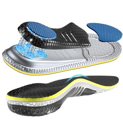 Heavy Duty Pain Relief Insoles, 230+ lbs, Arch Support, Flat Feet Orthotic Insert for Plantar Fasciitis, Flat Feet, Pronation and Heel Pain(US Men 8-8.5/Women 9-9.5)