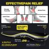 Heavy Duty Pain Relief Insoles, 230+ lbs, Arch Support, Flat Feet Orthotic Insert for Plantar Fasciitis, Flat Feet, Pronation and Heel Pain(US Men 8-8.5/Women 9-9.5) view 2