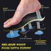 Heavy Duty Pain Relief Insoles, 230+ lbs, Arch Support, Flat Feet Orthotic Insert for Plantar Fasciitis, Flat Feet, Pronation and Heel Pain(US Men 8-8.5/Women 9-9.5) view 4