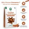 AYUSHKA ORGANIC Ceylon Cinnamon Powder 7 OZ (200g) | USDA Organic Certified | Lab Tested | 100% Pure Sri Lankan True Cinnamon Powder | Non-GMO, Additive Free | Ground Cinnamon for Baking, Cooking, Tea, Coffee, Smoothies & Seasoning view 4