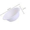 Happyyami 25pcs Disposable Paper Bowls round Shape Dinnerware Bowl 350ml for Party and Banquet Safe to Use White Tableware view 2