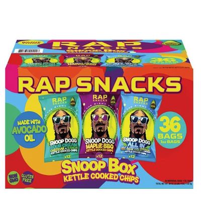 Rap Chips Snacks Snoooop Dog 36 Pack of Kettle Chips Limited Edition (Snoop Chips)
