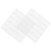 UPKOCH 2pcs Non-Slip Interlocking Drainage Floor Tiles with Drain Holes, TPE Modular Shower Mat for Pool Area and Bathtub, Excellent Traction, Versatile Application in High Traffic Indoor view 1